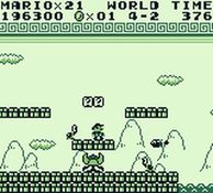 une photo d'Ã©cran de Super Mario Land sur Nintendo Game Boy